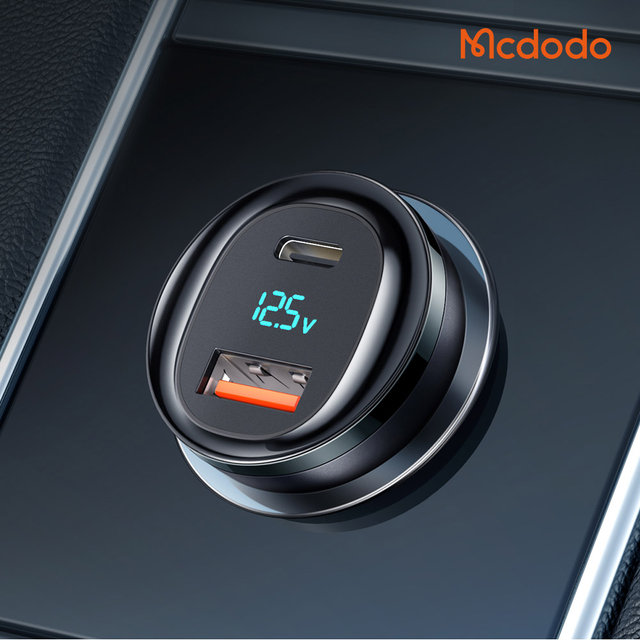 [맥도도] 95W 디스플레이 2포트 차량용 고속충전기 PD PPS QC3.0 CC567