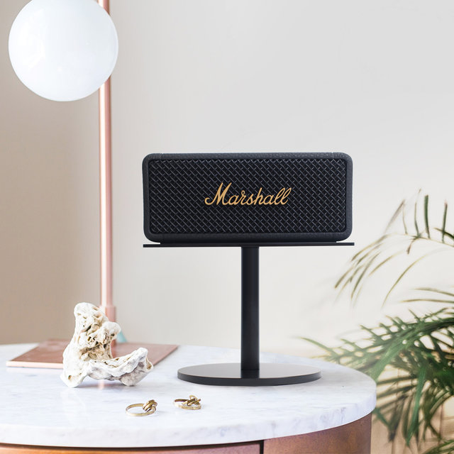 엠버튼 스탠드 엠버튼3 엠버튼2 거치대 받침대 인테리어용[화이트/블랙]