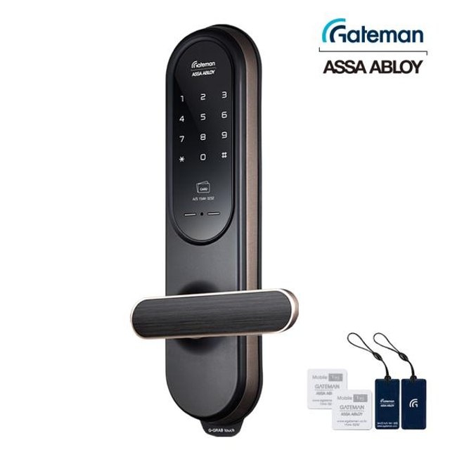 셀프설치 G-GRAB touch+ 후크 카드 번호키 디지털도어락 지그랩