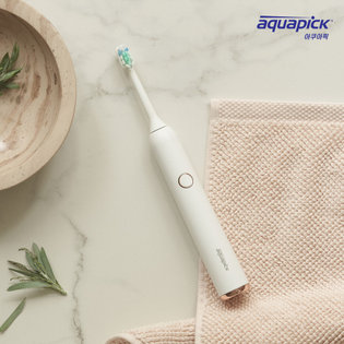 뉴아쿠아픽 음파전동칫솔 AQ-102 화이트
