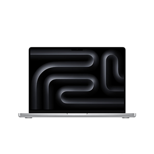 [장기할부] *맥북프로 M3 Pro칩 14형 35.9cm, 12코어 CPU, 18코어 GPU, 18GB RAM, 1TB SSD - 실버 [MRX73KH/A]