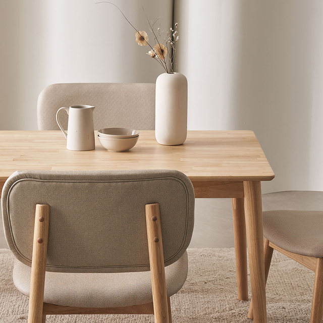 [비밀특가] 칸토르모노 패밀리 원목 6인 낮은 식탁 테이블 1800