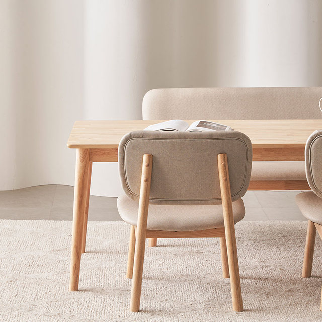 [비밀특가] 칸토르모노 패밀리 원목 6인 낮은 식탁 테이블 1800