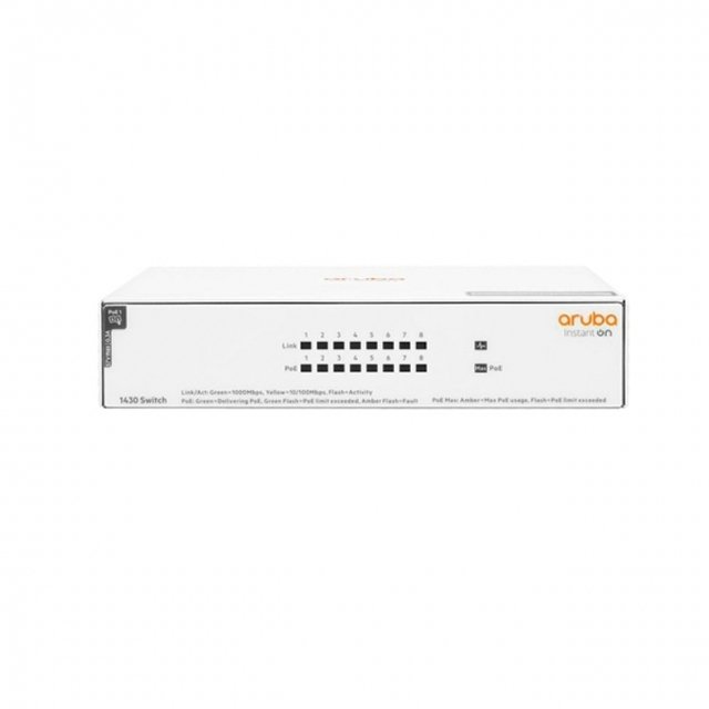 HPE Aruba Instant On 1430 8G R8R46A POE 스위치허브