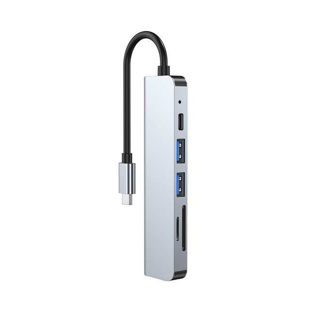 6in1 USB C타입 멀티 허브 HDMI 4K 멀티포트 노트북 BOS-H700
