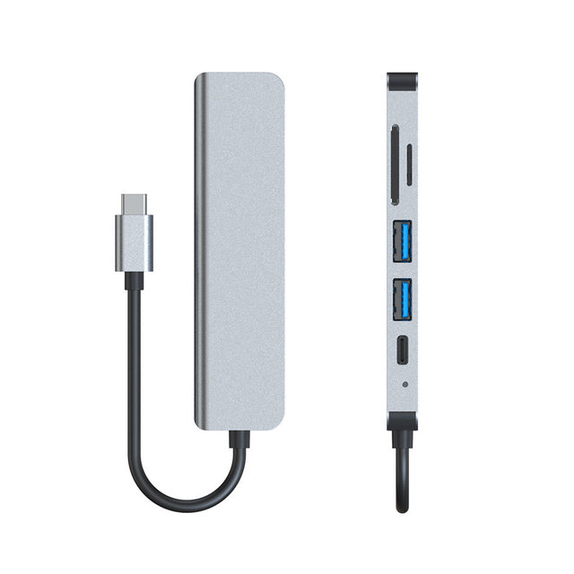 6in1 USB C타입 멀티 허브 HDMI 4K 멀티포트 노트북 BOS-H700
