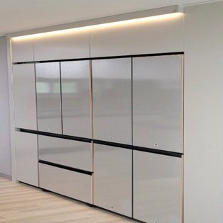 (옵션) 냉장고장 옵션, 매직라인 조명, 무선리모컨