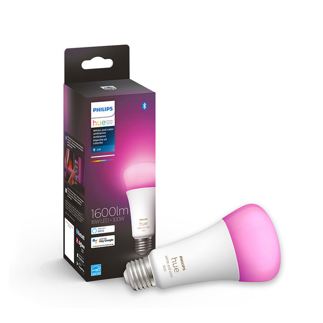 [국내정품]필립스 휴 화이트&컬러 엠비언스 1600 루멘 13W 스마트 전구