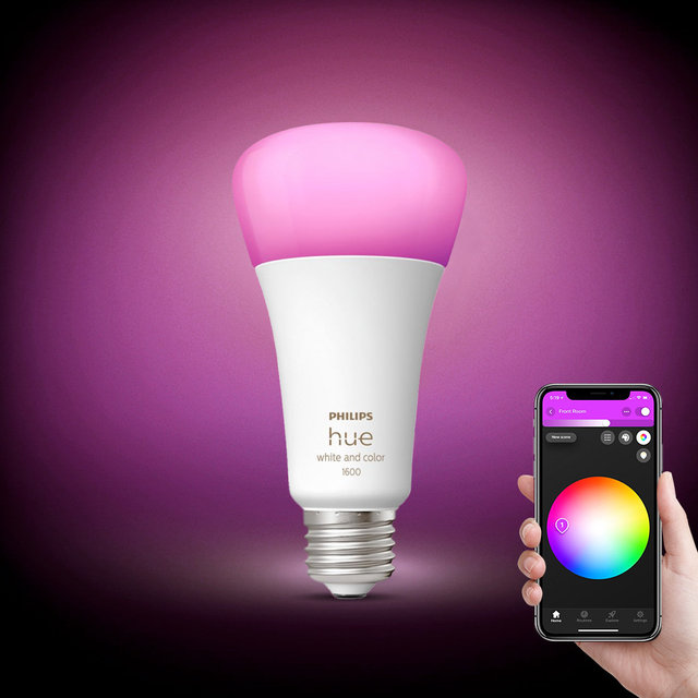 [국내정품]필립스 휴 화이트&컬러 엠비언스 1600 루멘 13W 스마트 전구
