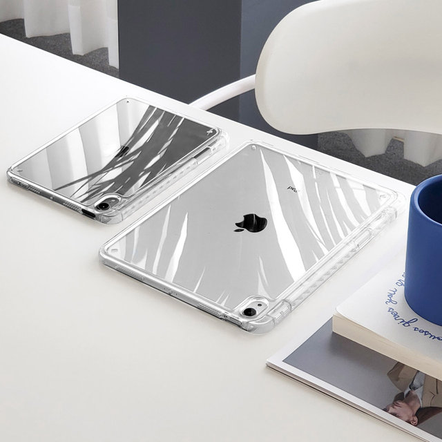 아이패드에어4 5세대 10.9 애플펜슬 수납 투명 실리콘 PC 하이브리드 케이스 ID-79