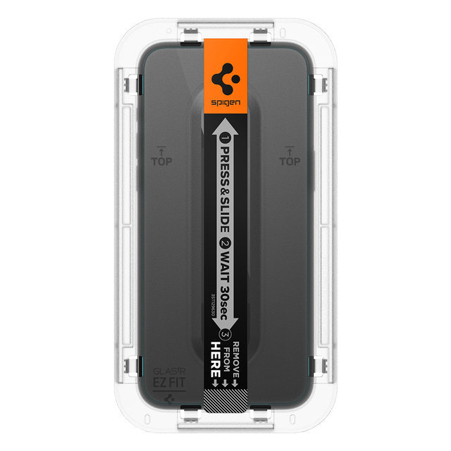 슈피겐 아이폰15 프로 블루라이트 차단 강화유리 글라스tR 이지핏