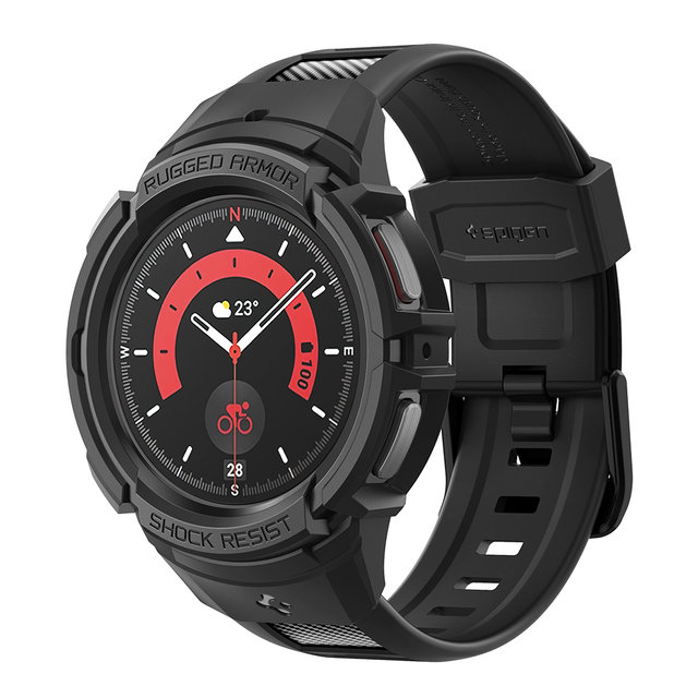 갤럭시워치5 프로 스트랩 일체형 케이스 러기드아머 프로