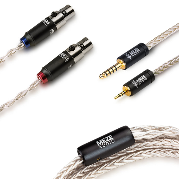 MEZE MEZE AUDIO 메제 헤드폰 케이블 EMPYREAN SILVER PLATED PCUHD Cable 2.5mm-1.3M