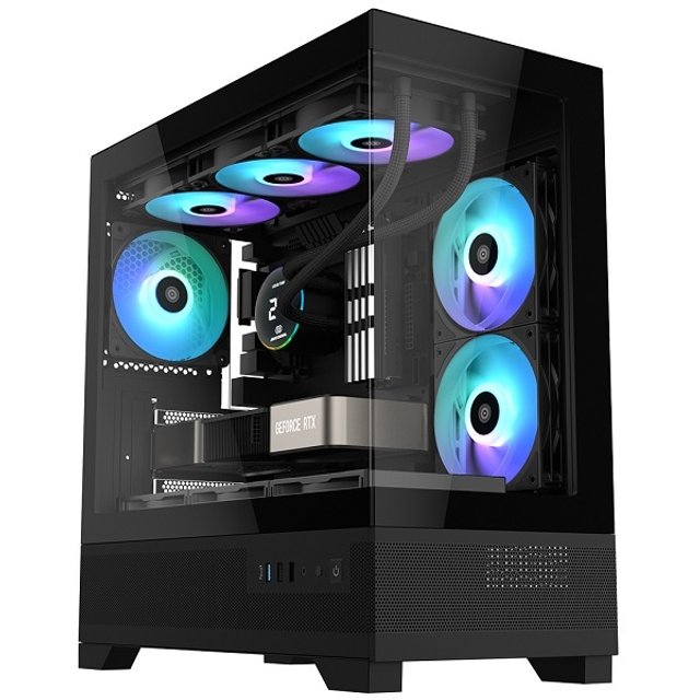 3RSYS S315 Quiet 리버스 블랙 미니타워 케이스
