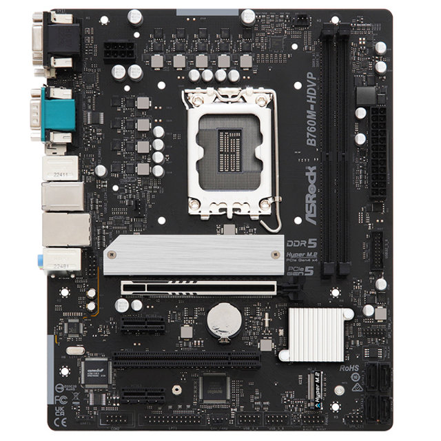 벌크 애즈락 B760M-HDVP D5 메인보드 (LGA1700/DDR5/M-ATX) 디앤디컴