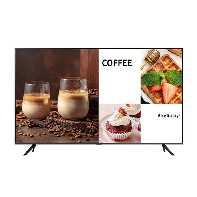 삼성 107.9cm(43인치) 비즈니스TV LH43BECHLGFXKR 스탠드형 4K UHD LED 에너지 효율 1등급