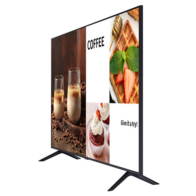 삼성 107.9cm(43인치) 비즈니스TV LH43BECHLGFXKR 스탠드형 4K UHD LED 에너지 효율 1등급