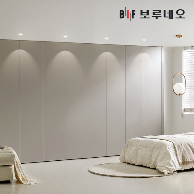 레스 무몰딩 맞춤시공 여닫이 붙박이장 360cm