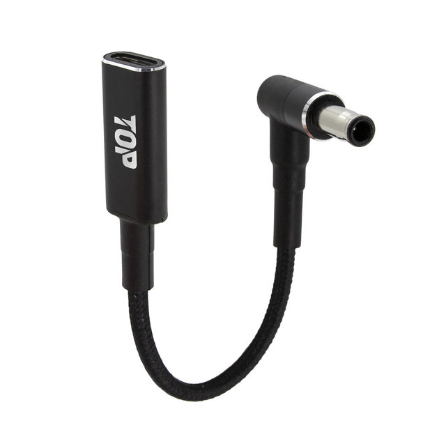 HDTOP C타입 to DC PD100W 노트북 충전 젠더 15CM 5.0x3.0 HT-CL053