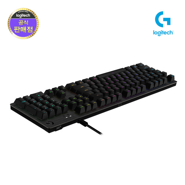 코리아 정품 G512 기계식 게이밍키보드 GX BLUE 클리키(청축)