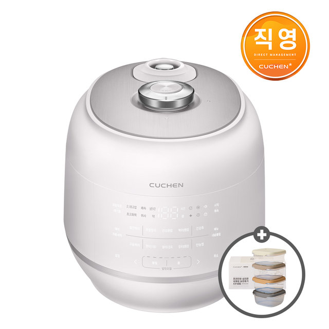 쿠첸 121플러스밥솥 10인용 올스테인레스 IH전기압력밥솥 CRT-RPS1071BW