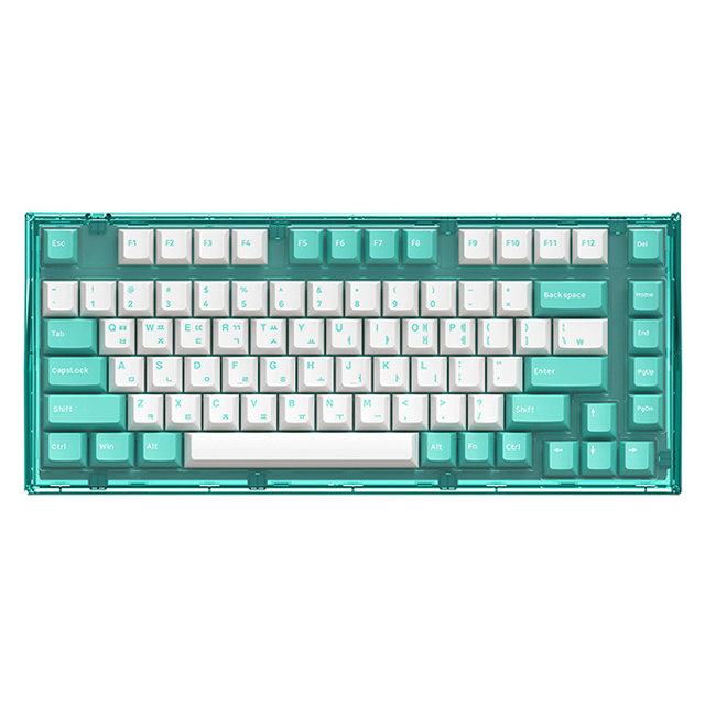 AG75 가스켓 마운트 무선 기계식 키보드 (민트, 리니어)