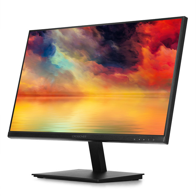 크로스오버 22V75S FHD 75Hz 슬림베젤 55cm 컴퓨터 노트북 모니터