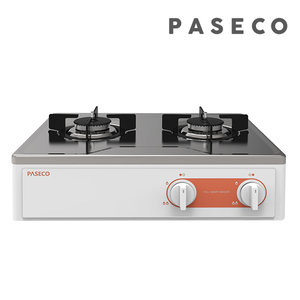 가스레인지 2구 PGR-F203S (LNG/LPG, 화이트실버)