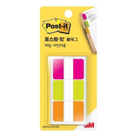 3M 포스트잇인덱스탭 N686-PGO(38x25.4mm)