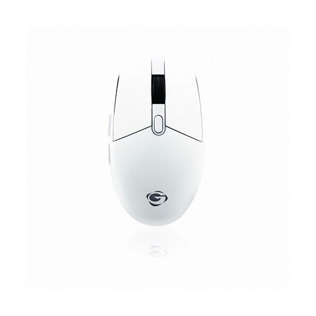 지클릭커 GM-M250 LED 무소음 게이밍 마우스 (화이트)