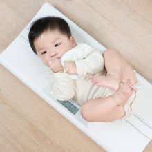 아기 신생아 체중계 디지털 전자 유아 몸무게 체중계 신장 측정 OWM-006WH