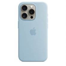MacSafe형 아이폰15 프로 실리콘케이스 라이트 블루