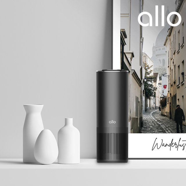 알로코리아 휴대용 무선 A8W 원룸 미니 공기청정기 차량용 가정용 소형 사무실 탁상용