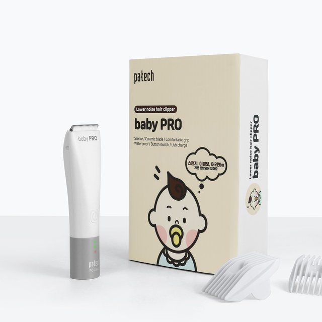 한일전자 파테크 방수 저진동 저소음 유아이발기 가정용 아기 셀프 바리깡 클리퍼 PC-D660