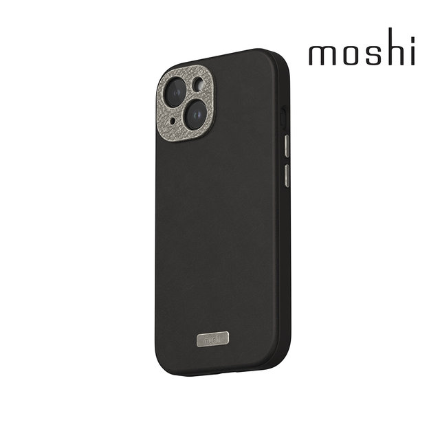 모쉬 나파 아이폰 15 플러스 가죽 케이스 맥세이프 지원 / White