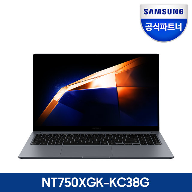 갤럭시 북4 노트북 NT750XGK-KC38G (Core 100U 8GB 256GB 39.6cm FHD LED Anti-Glare Win11그레이)