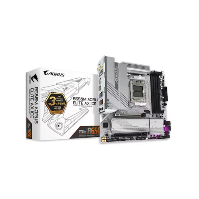 GIGABYTE B650M AORUS ELITE AX ICE 제이씨현/