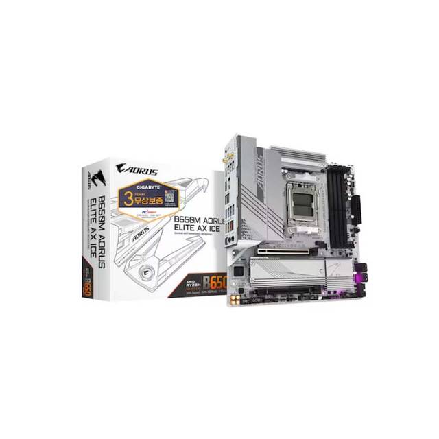 GIGABYTE B650M AORUS ELITE AX ICE 피씨디렉트