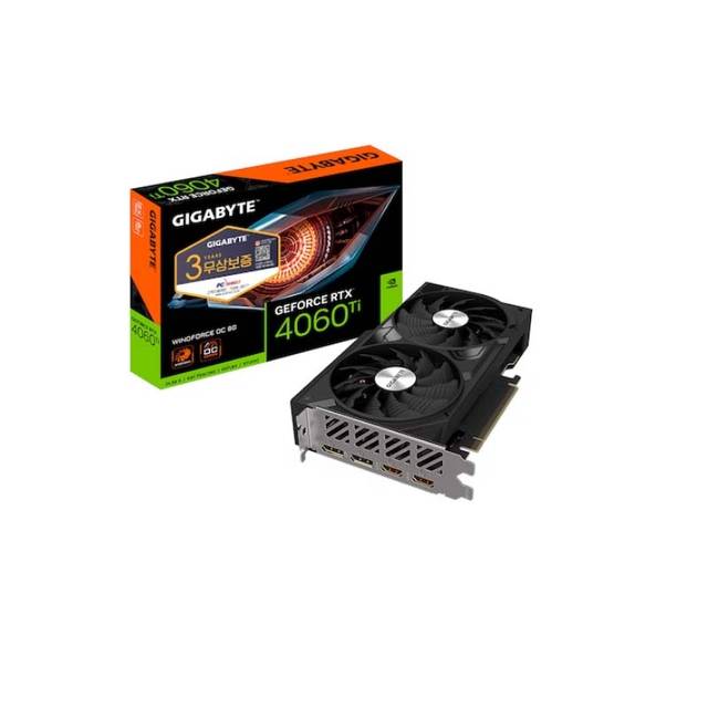 GIGABYTE 지포스 RTX 4060 Ti WINDFORCE OC D6 8GB 피씨디렉트