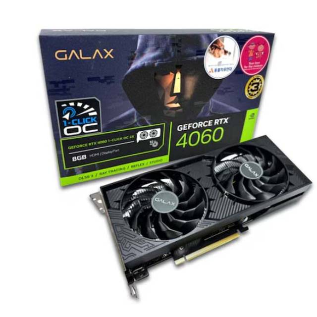 갤럭시 GALAX 지포스 RTX 4060 2X OC V2 D6 8GB