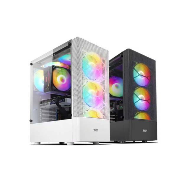 darkFlash DK200 RGB 강화유리 (화이트)