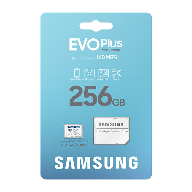 삼성전자 삼성 공식인증 마이크로SD 메모리카드 EVO PLUS 256GB MB-MC256SA/KR