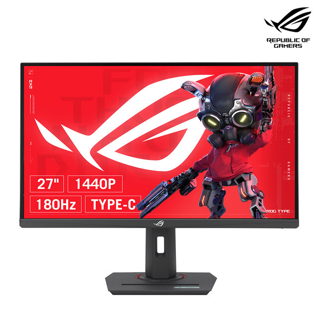 ASUS ROG Strix XG27ACS 68Cm FastIPS 평면 QHD 180Hz HDR400 게이밍모니터 Type-c 연결