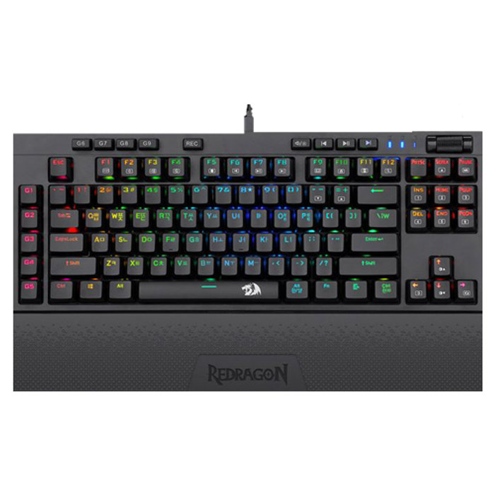 강원전자 [중고] 상급 / 교동점 Redragon BROADSWORD K588RGB RGB 게이밍 키보드 청축 K588RGB-B