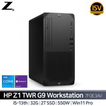 HP Z1 Tower G9 R 워크스테이션 7F0E3AV i5-13500 (16GB/512GB/W11P) (RAM 32GB 구성+SSD 2TB 변경)
