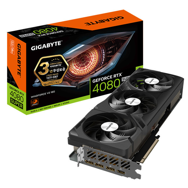 기가바이트 지포스 RTX 4080 SUPER WINDFORCE V2 D6X 16GB 제이씨현