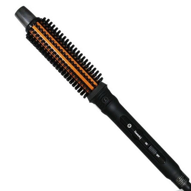 [임직원] 예스뷰티 아이뷰티 아이롱브러쉬 정수리뽕 볼륨 고데기 iron brush