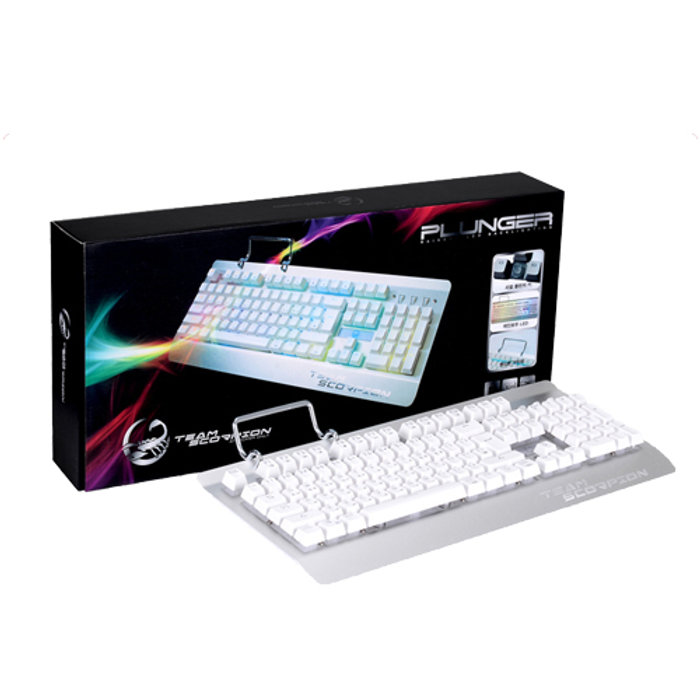 [중고] PC용품 중급 / 계산점 키보드 팀스콜피온 CRG-0122