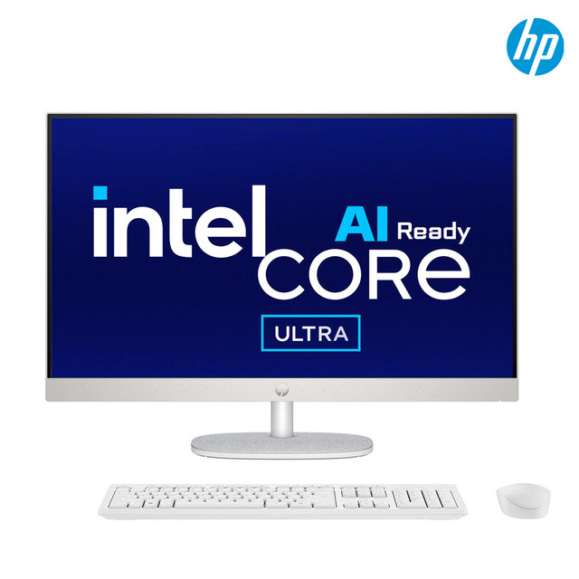 최종99만/HP 울트라 27-cr1001kr 14세대 AI 5/8GB/512GB/윈11/AI/올인원 일체형 PC  컴퓨터 본체