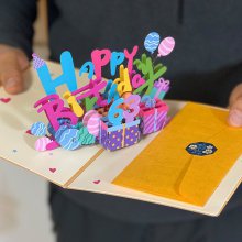 반전 팝업 3D 입체 용돈 봉투 카드 부모님 남편 생일